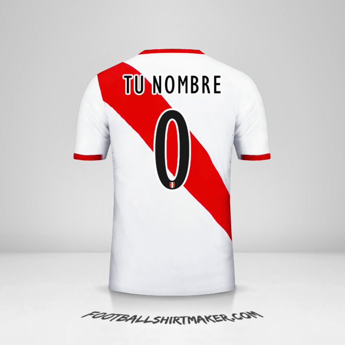 Camiseta Peru 2015/16 -  tu nombre - 0