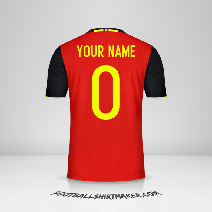 Jersey Belgium 2016 -  your name - 0