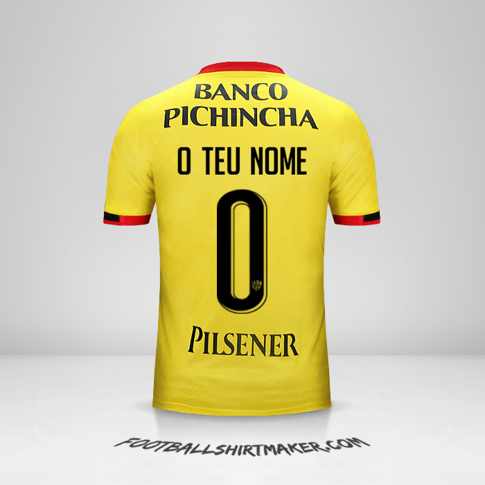 Camisola Barcelona SC  2016 -  o teu nome - 0