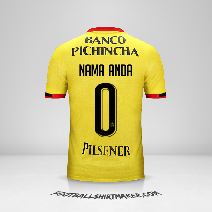 Jersey Barcelona SC 2016 -  nama anda - 0
