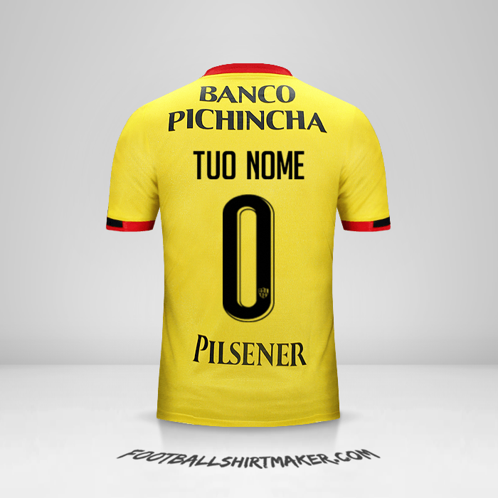 Maglia Barcelona SC  2016 -  tuo nome - 0