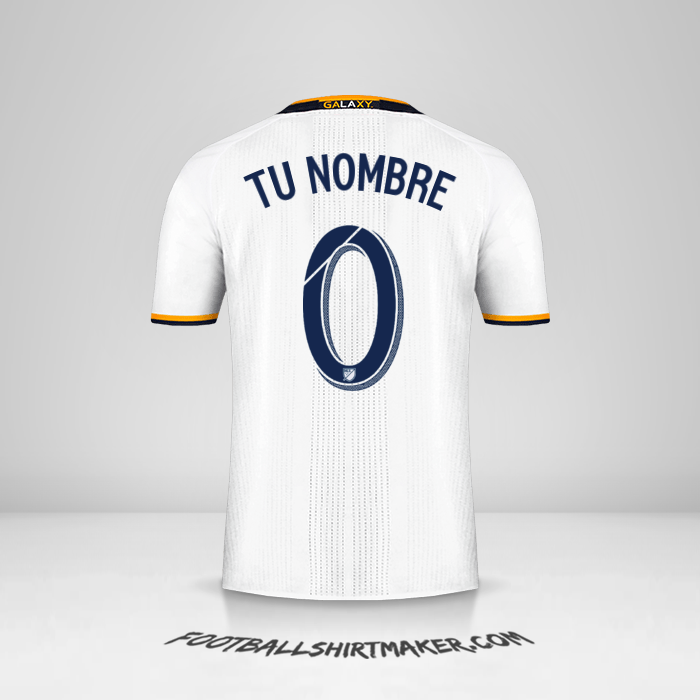 Camiseta LA Galaxy 2016/2017 -  tu nombre - 0