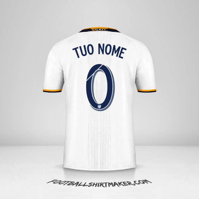 Maglia LA Galaxy 2016/2017 -  tuo nome - 0