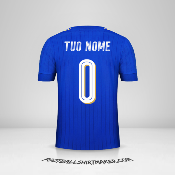 Maglia Italia 2016 -  tuo nome - 0