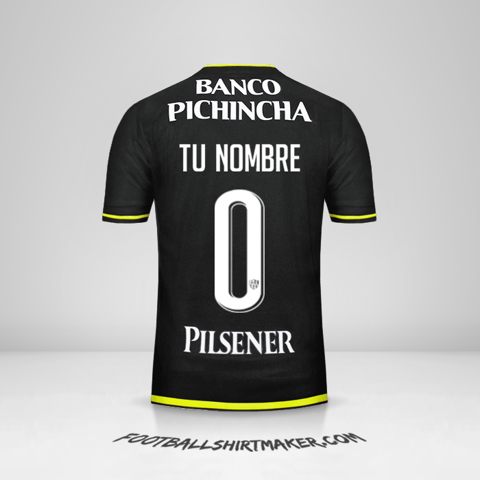 Camiseta Barcelona SC 2016 II -  tu nombre - 0