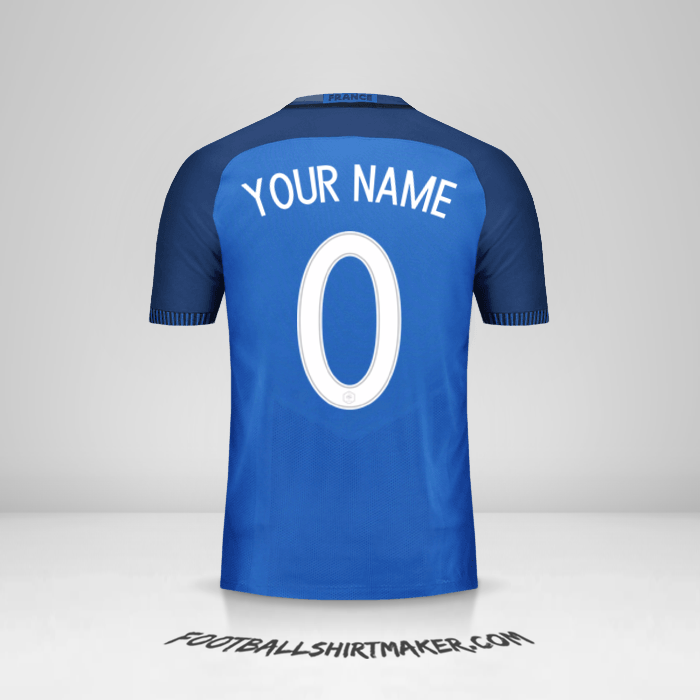 Jersey France 2016 -  your name - 0