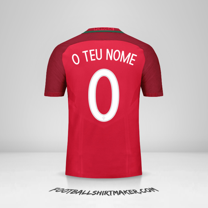 Camisola Portugal 2016 -  o teu nome - 0