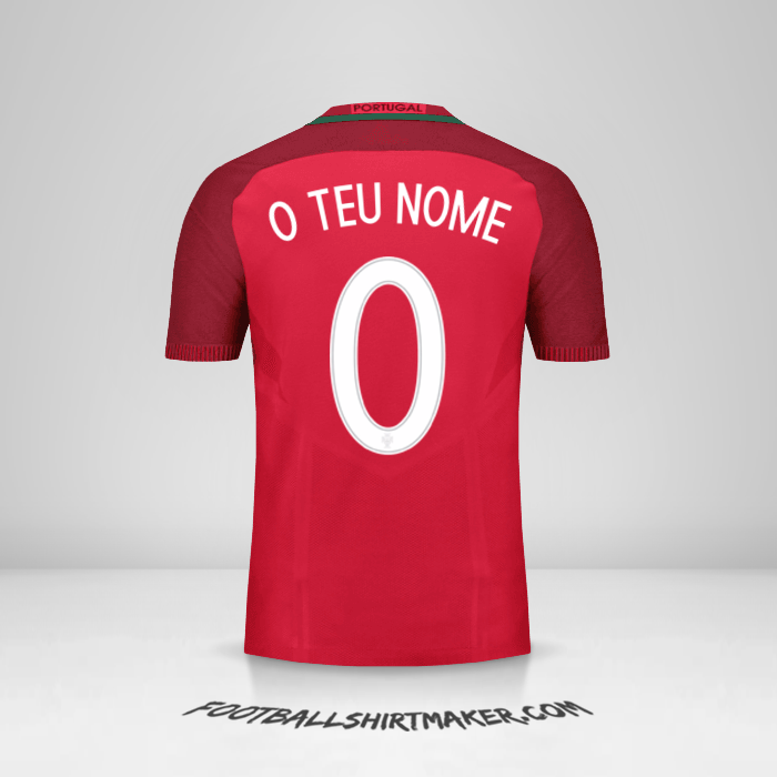 Camisola Portugal 2016 -  o teu nome - 0