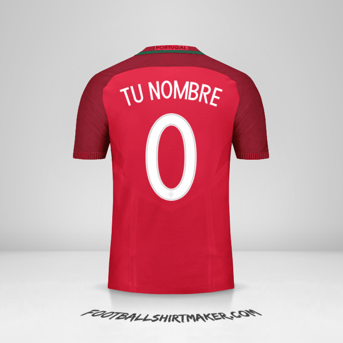 Camiseta Portugal 2016 -  tu nombre - 0