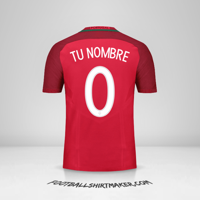 Camiseta Portugal 2016 -  tu nombre - 0