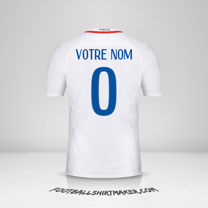 Maillot Chili 2016 II -  votre nom - 0