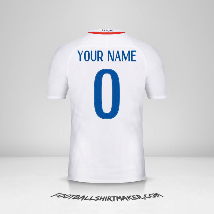 Jersey Chile 2016 II -  your name - 0