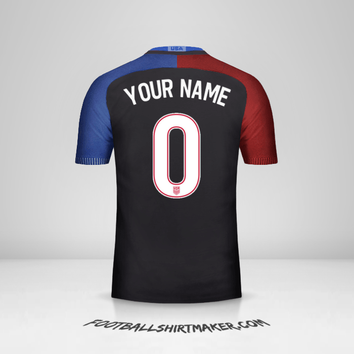 Jersey United States 2016/17 II -  your name - 0