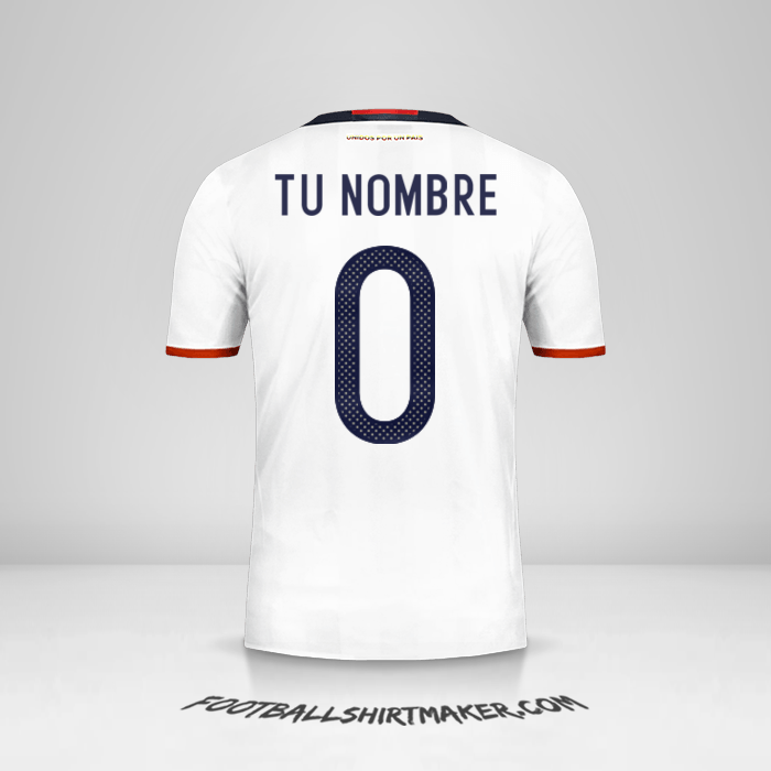 Camiseta Colombia 2016 -  tu nombre - 0
