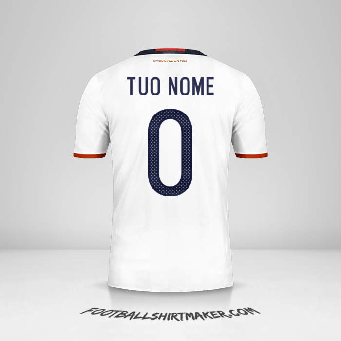 Maglia Colombia 2016 -  tuo nome - 0