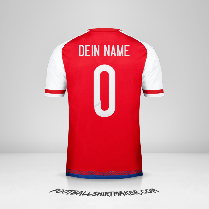 Trikot Paraguay 2015/17 -  dein name - 0