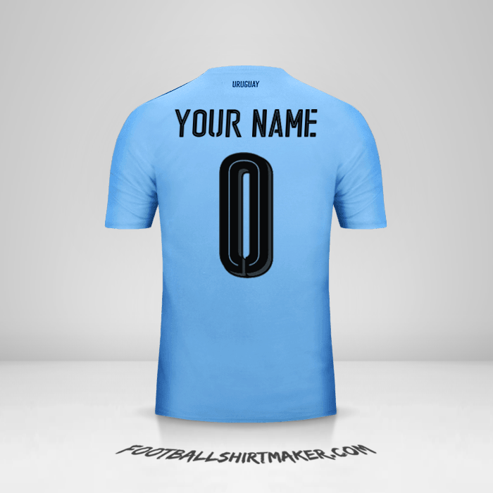 Jersey Uruguay 2016 -  your name - 0