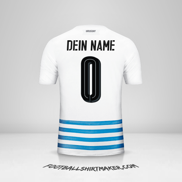 Trikot Uruguay 2016 II -  dein name - 0