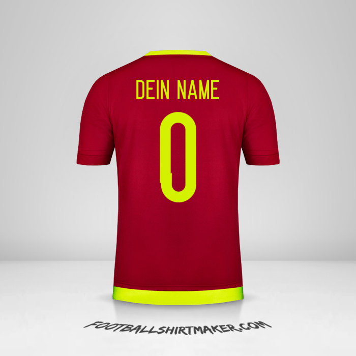 Trikot Venezuela 2015/17 -  dein name - 0