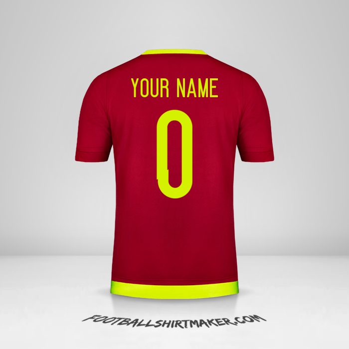 Jersey Venezuela 2015/17 -  your name - 0