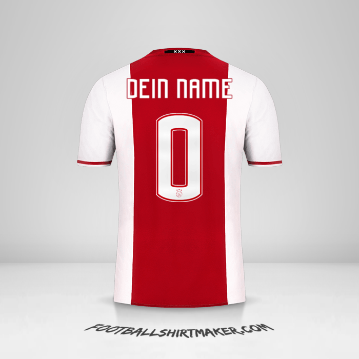 Trikot AFC Ajax 2016/17 -  dein name - 0