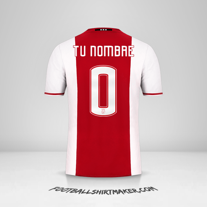 Camiseta AFC Ajax 2016/17 -  tu nombre - 0
