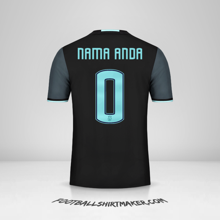 Jersey AFC Ajax 2016/17 II -  nama anda - 0