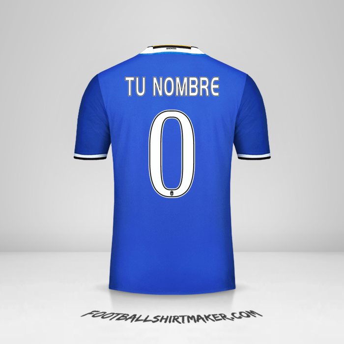 Camiseta Juventus FC 2016/17 II -  tu nombre - 0