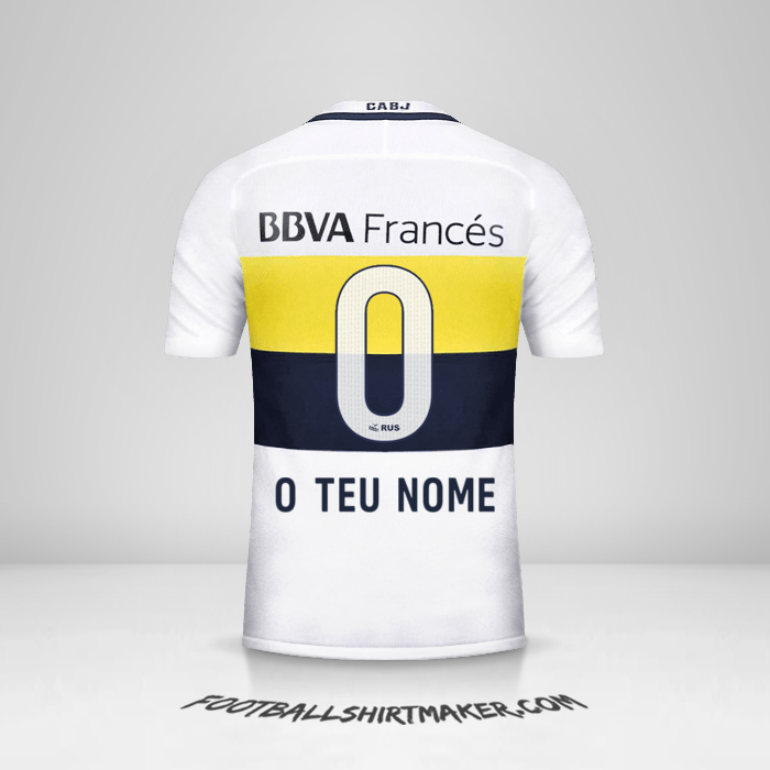 Camisola Boca Juniors 2016/17 II -  o teu nome - 0