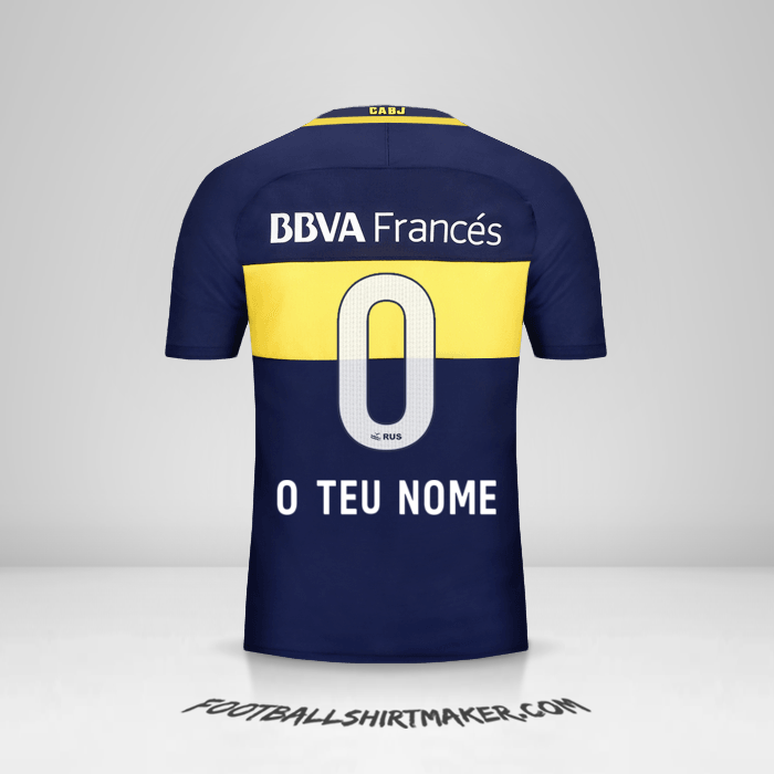 Camisola Boca Juniors 2016/17 -  o teu nome - 0