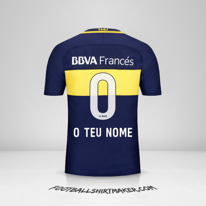 Camisola Boca Juniors 2016/17 -  o teu nome - 0