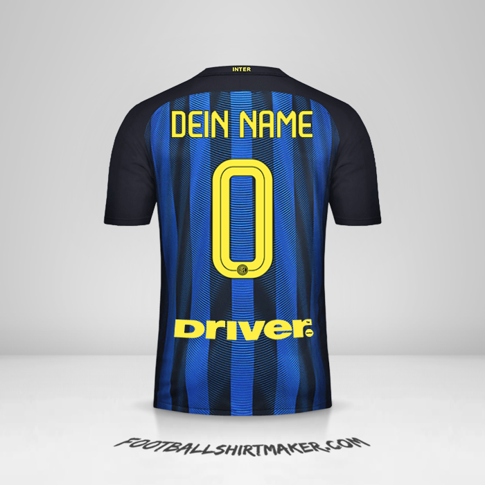 Trikot Inter 2016/17 -  dein name - 0