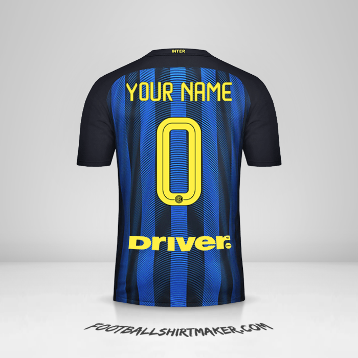 Jersey Inter 2016/17 -  your name - 0