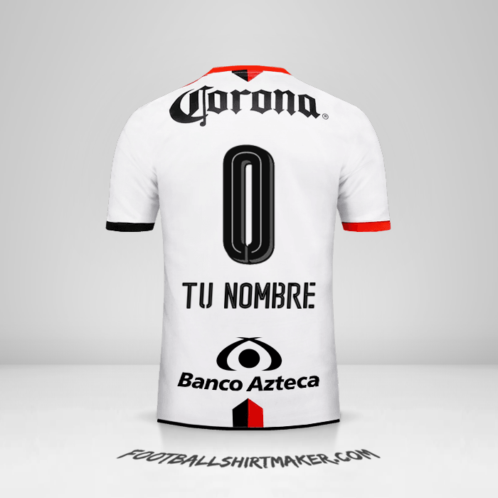 Camiseta Atlas 2016/17 II -  tu nombre - 0