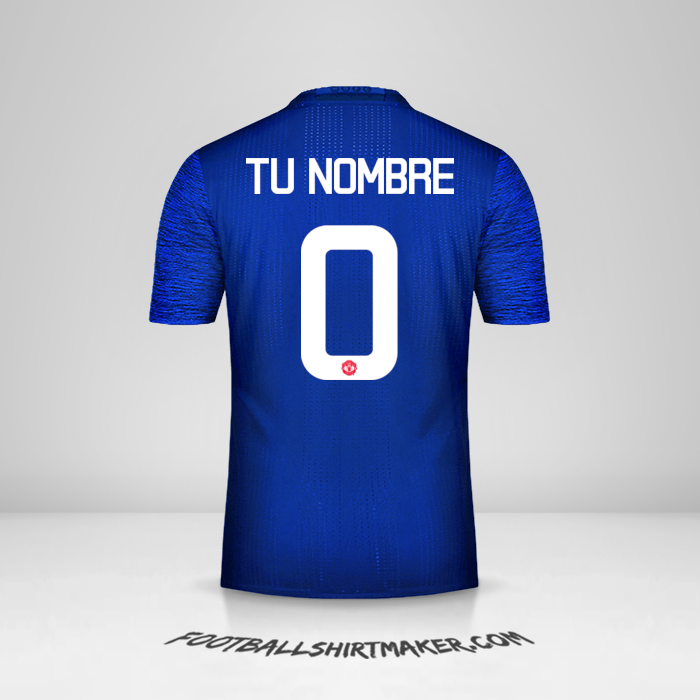 Camiseta Manchester United Cup 2016/17 II -  tu nombre - 0
