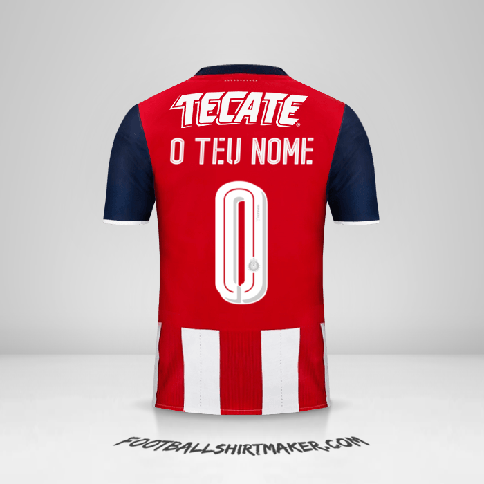 Camisola Guadalajara 2016/17 -  o teu nome - 0