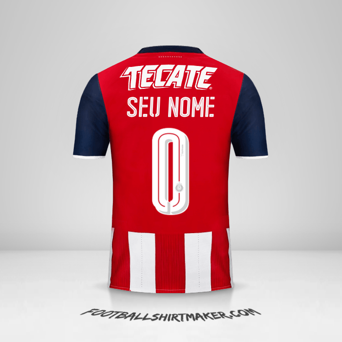 Camisa Guadalajara 2016/17 -  seu nome - 0
