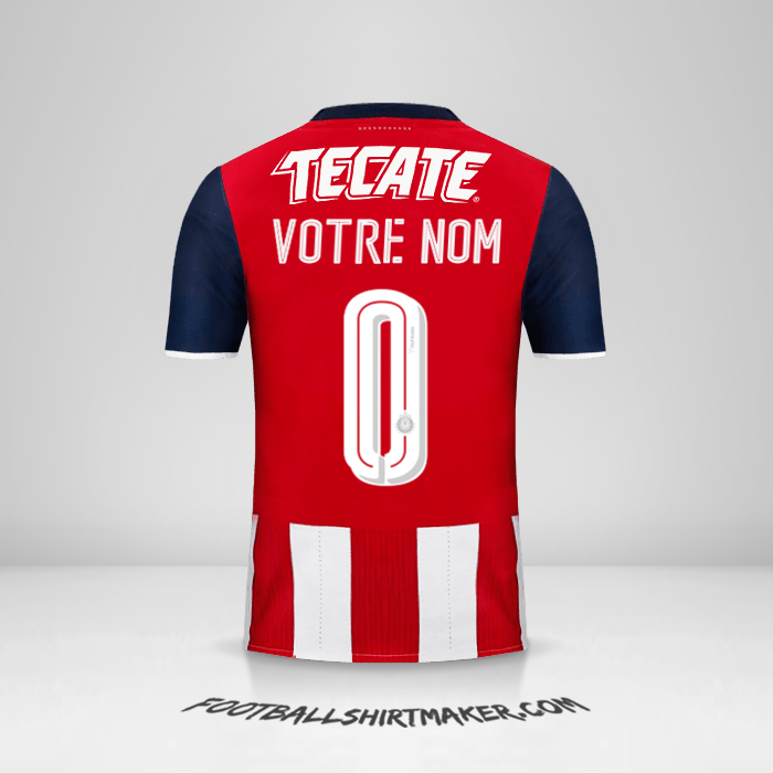 Maillot Guadalajara 2016/17 -  votre nom - 0