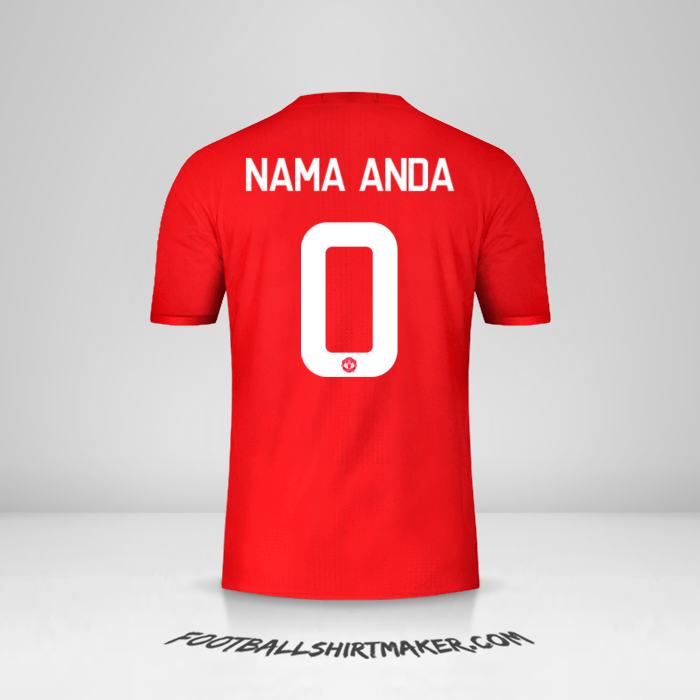Jersey Manchester United 2016/17 Cup -  nama anda - 0
