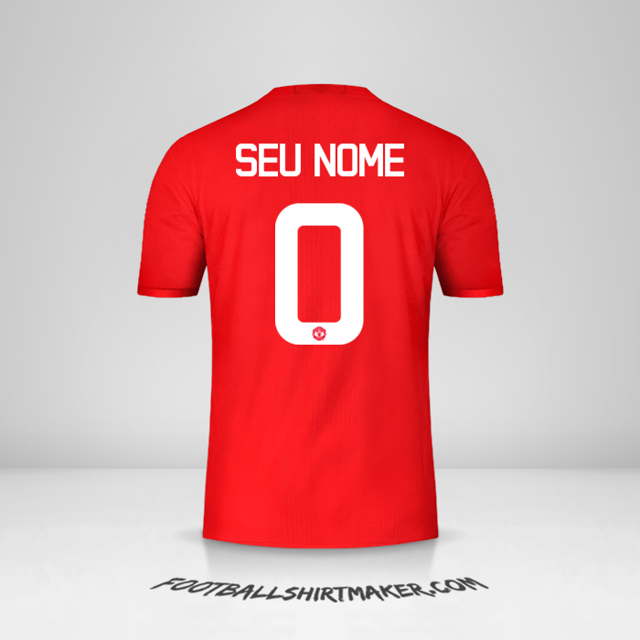Camisa Manchester United Cup 2016/17 -  seu nome - 0