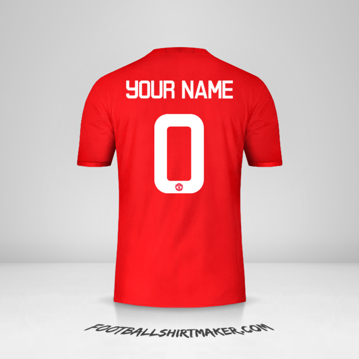 Shirt Manchester United 2016/17 Cup -  your name - 0