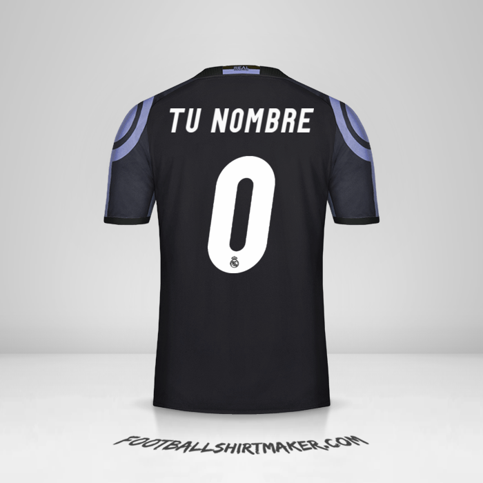 Camiseta Real Madrid CF 2016/17 III -  tu nombre - 0