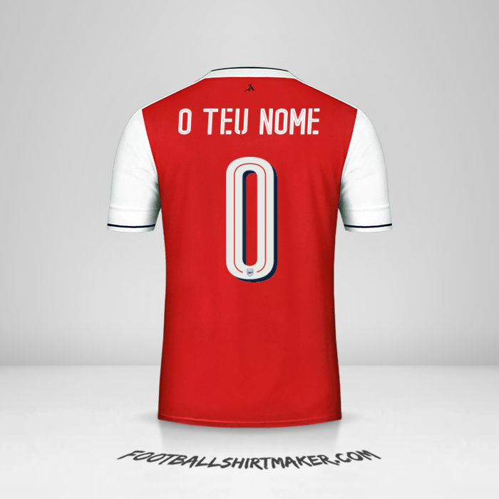 Camisola Arsenal Cup 2016/17 -  o teu nome - 0