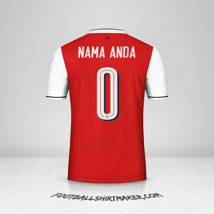 Jersey Arsenal Cup 2016/17 -  nama anda - 0