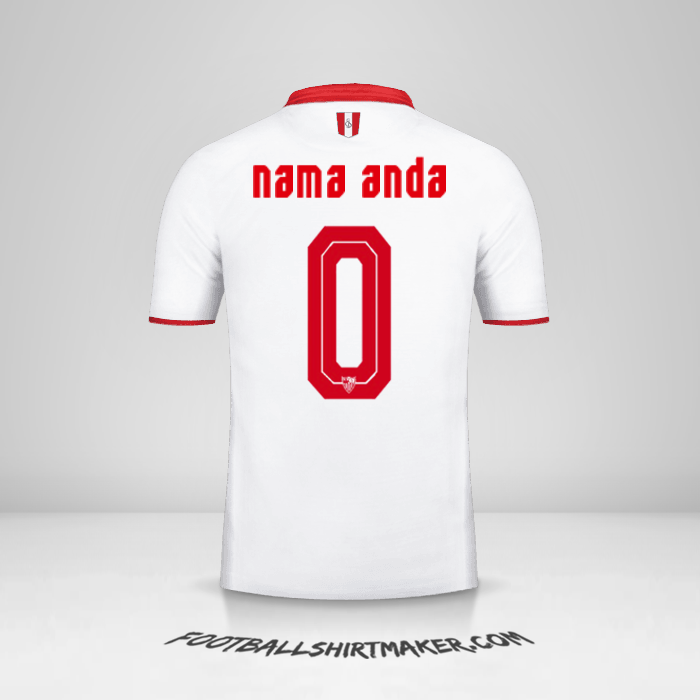 Jersey Sevilla FC 2016/2017 -  nama anda - 0