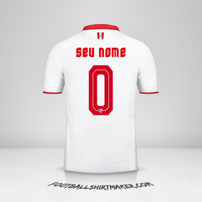 Camisa Sevilla FC 2016/2017 -  seu nome - 0