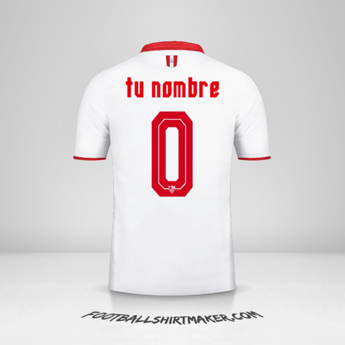 Camiseta Sevilla FC 2016/2017 -  tu nombre - 0