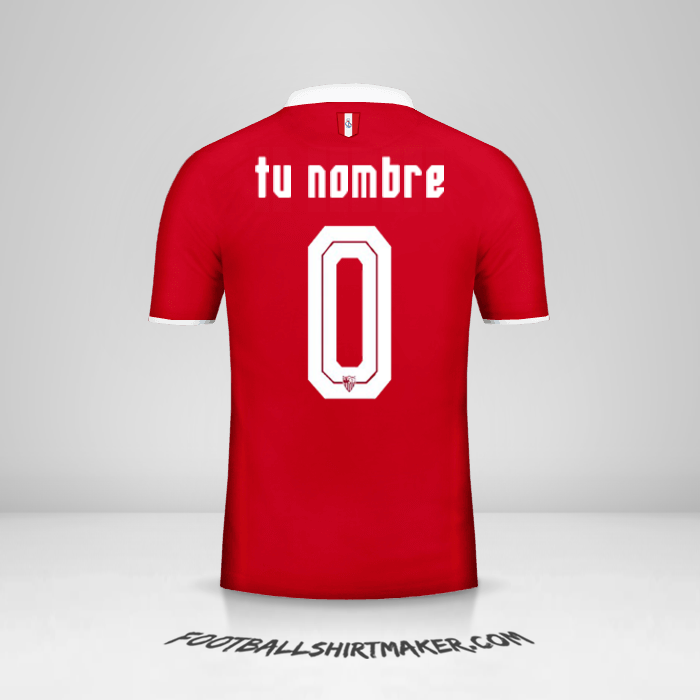 Camiseta Sevilla FC 2016/2017 II -  tu nombre - 0