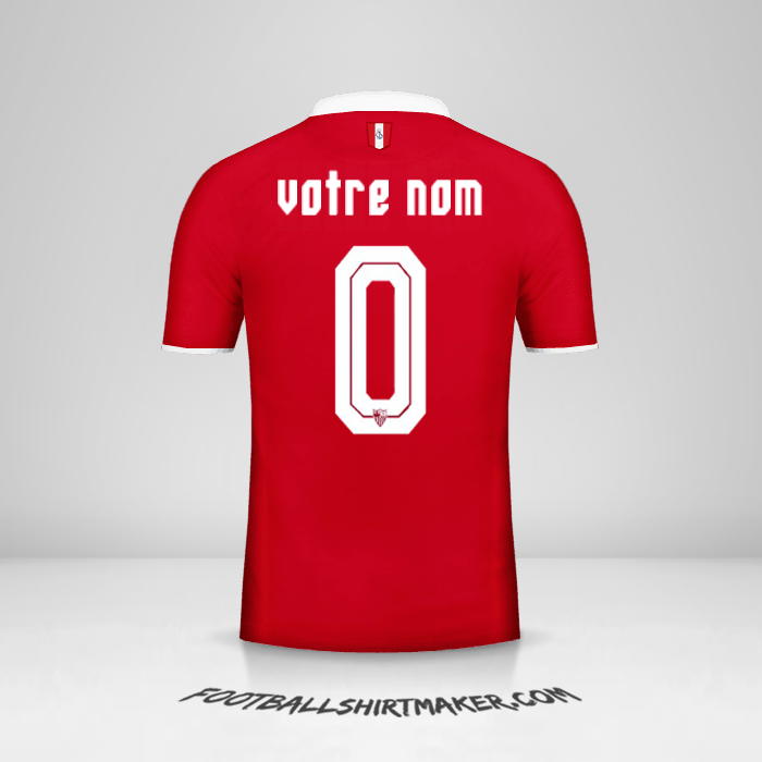 Maillot Sevilla FC 2016/2017 II -  votre nom - 0