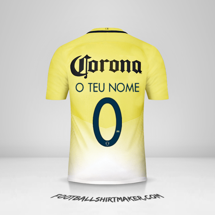 Camisola Club America 2016/17 -  o teu nome - 0